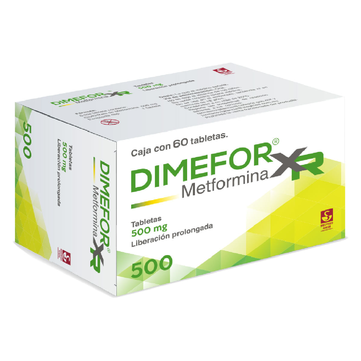 DIMEFOR XR 500MG TABLETAS LP C/60