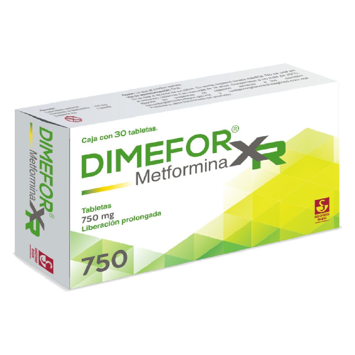 DIMEFOR XR 750MG TABLETAS LP C/30