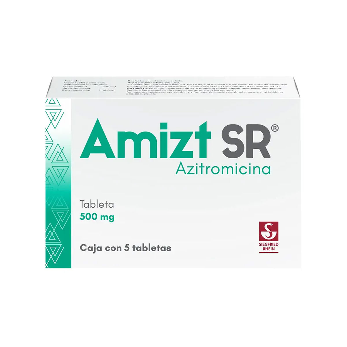 AMIZT SR 500MG TABLETAS C/5