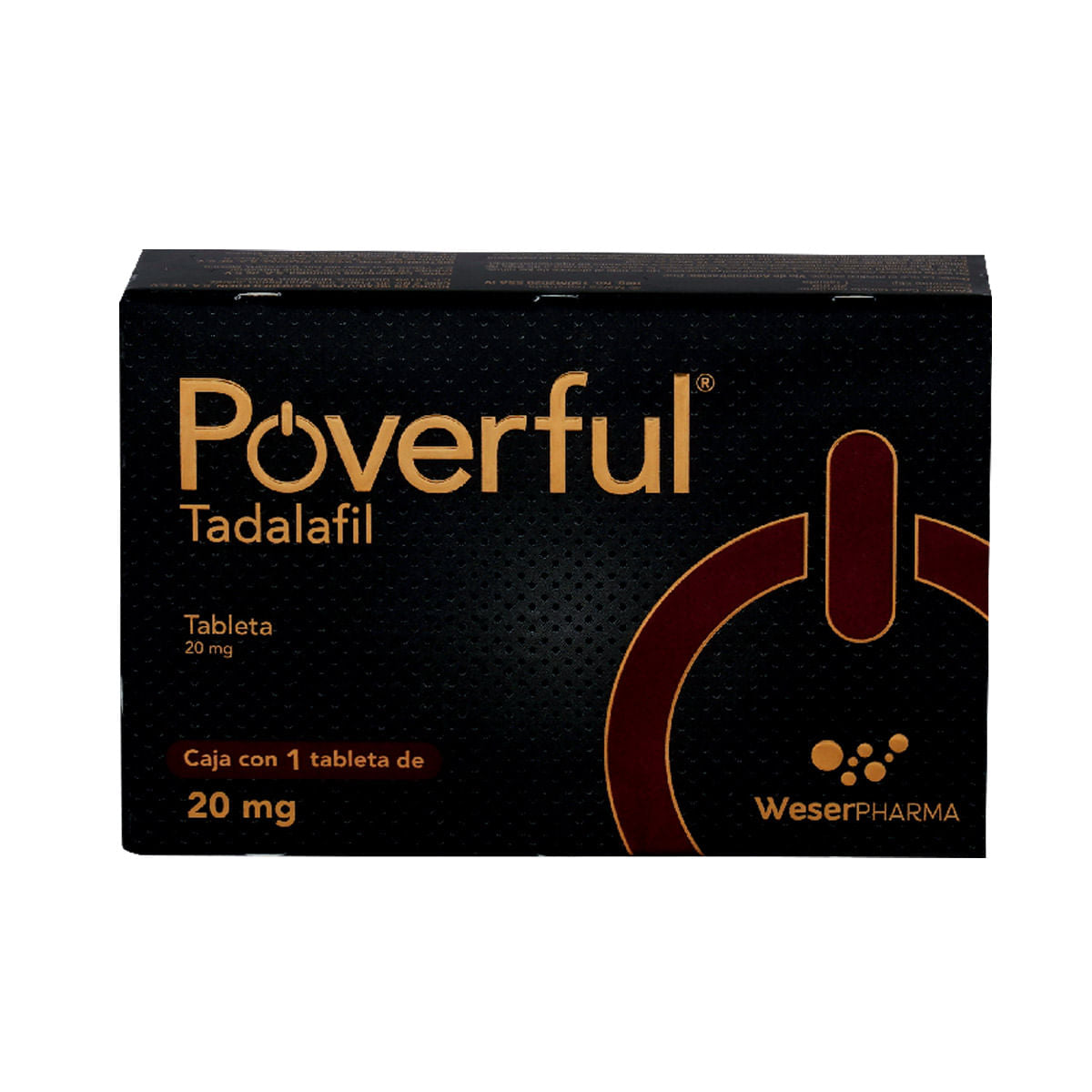 POVERFUL 20MG TABLETAS C/1