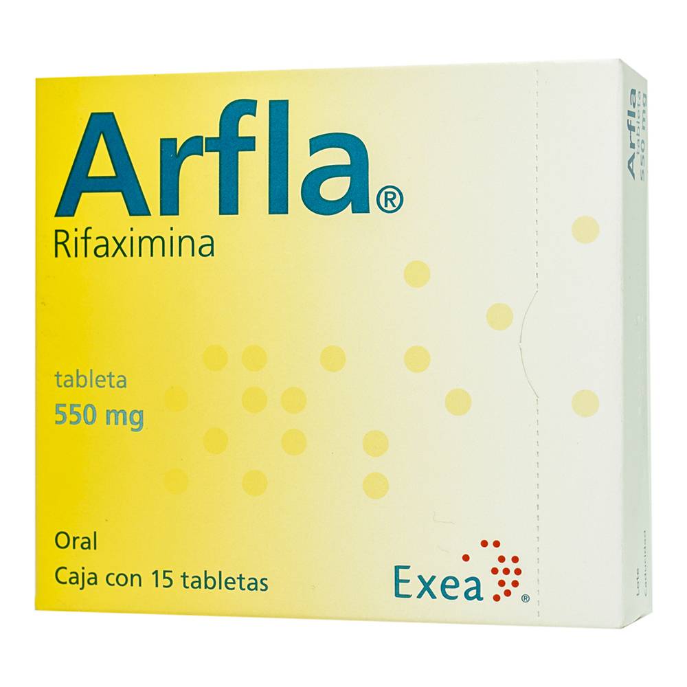 ARFLA 550MG TABLETAS C/15