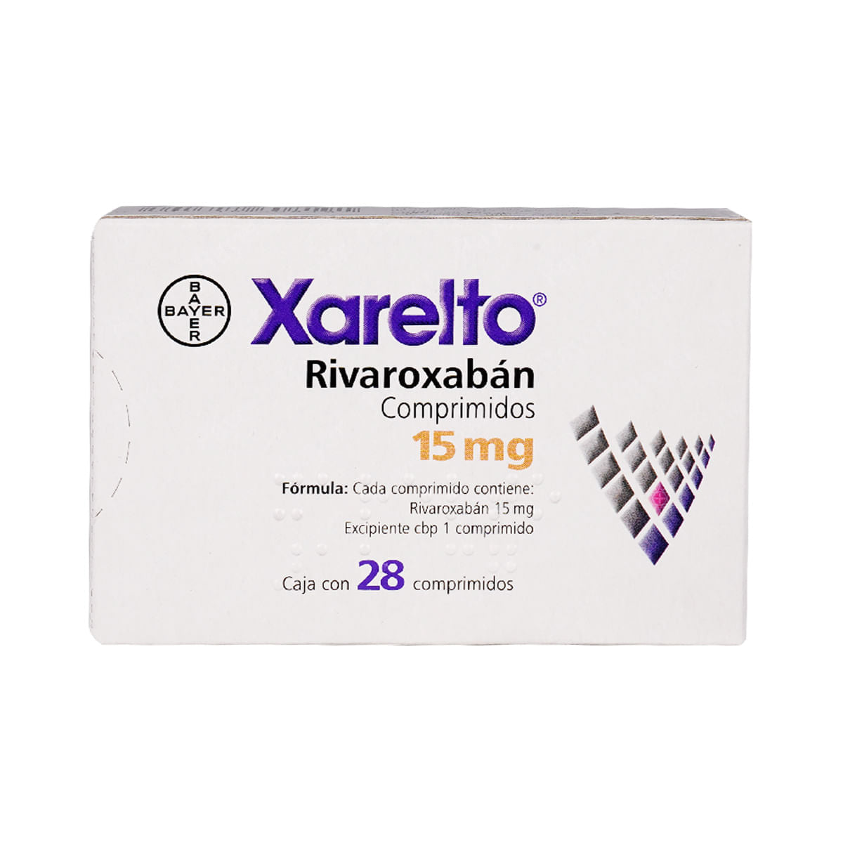 XARELTO 15MG COMPRIMIDOS C/28
