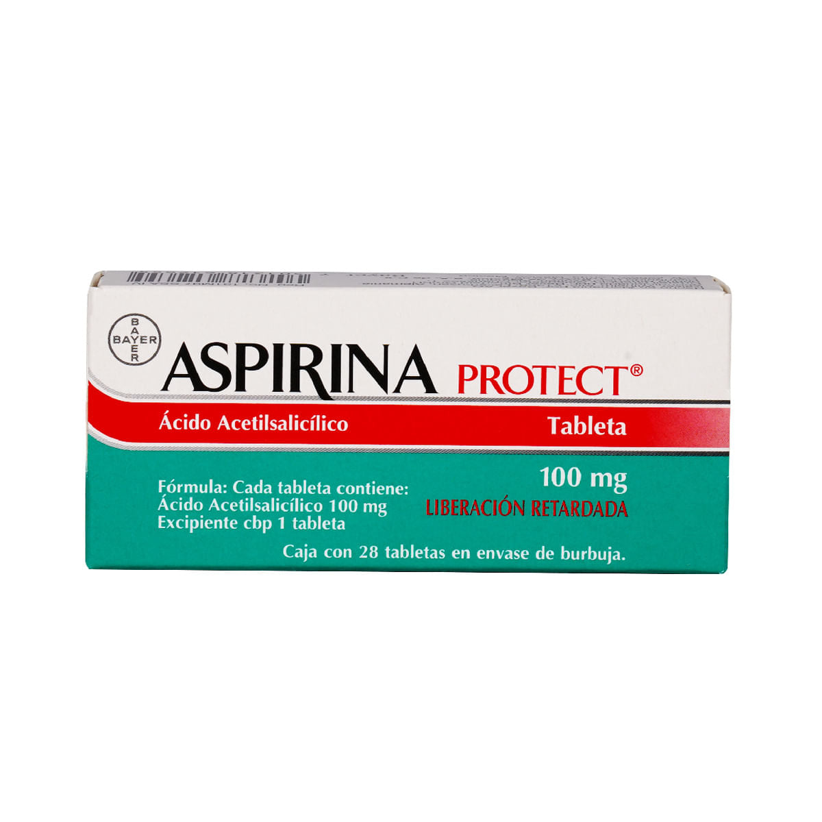 ASPIRINA PROTECT 100MG TABLETAS C/28