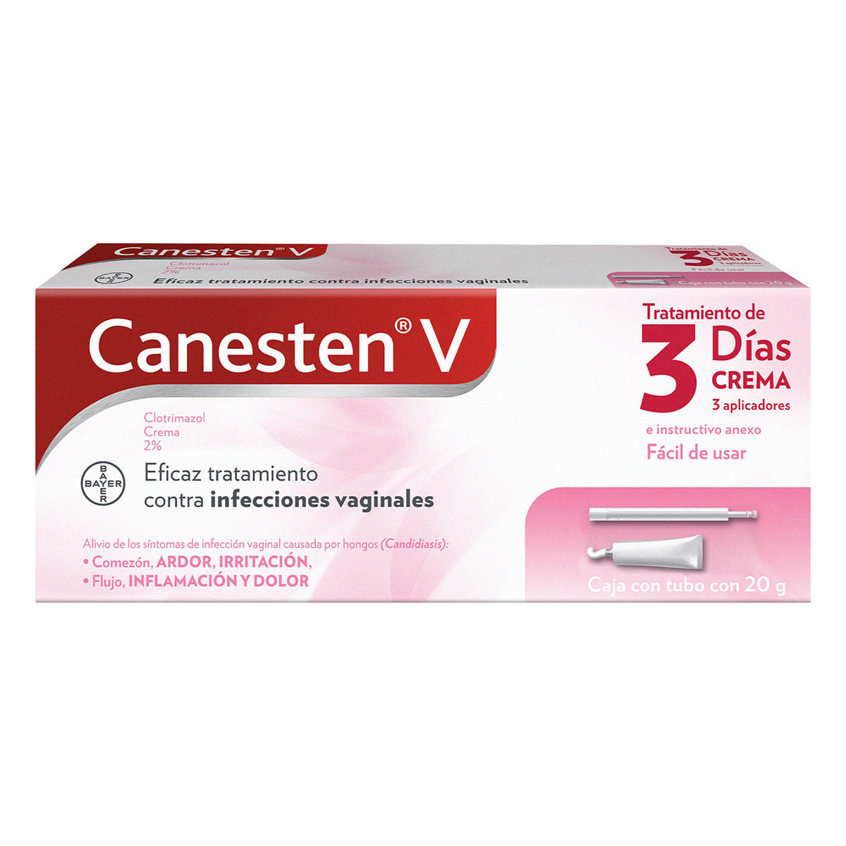 CANESTEN V 2% CREMA 20G