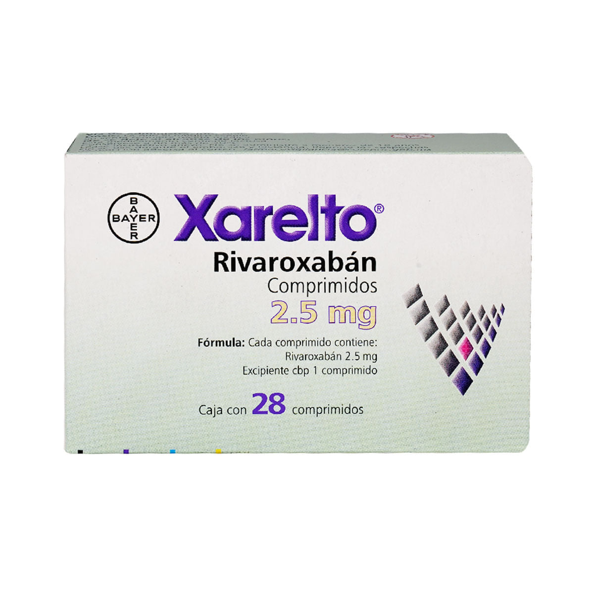 XARELTO 2.5MG COMPRIMIDOS C/28
