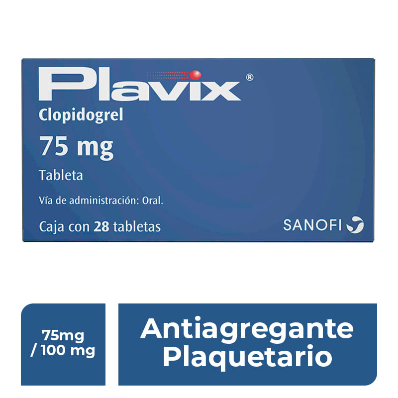 PLAVIX 75MG TABLETAS C/28