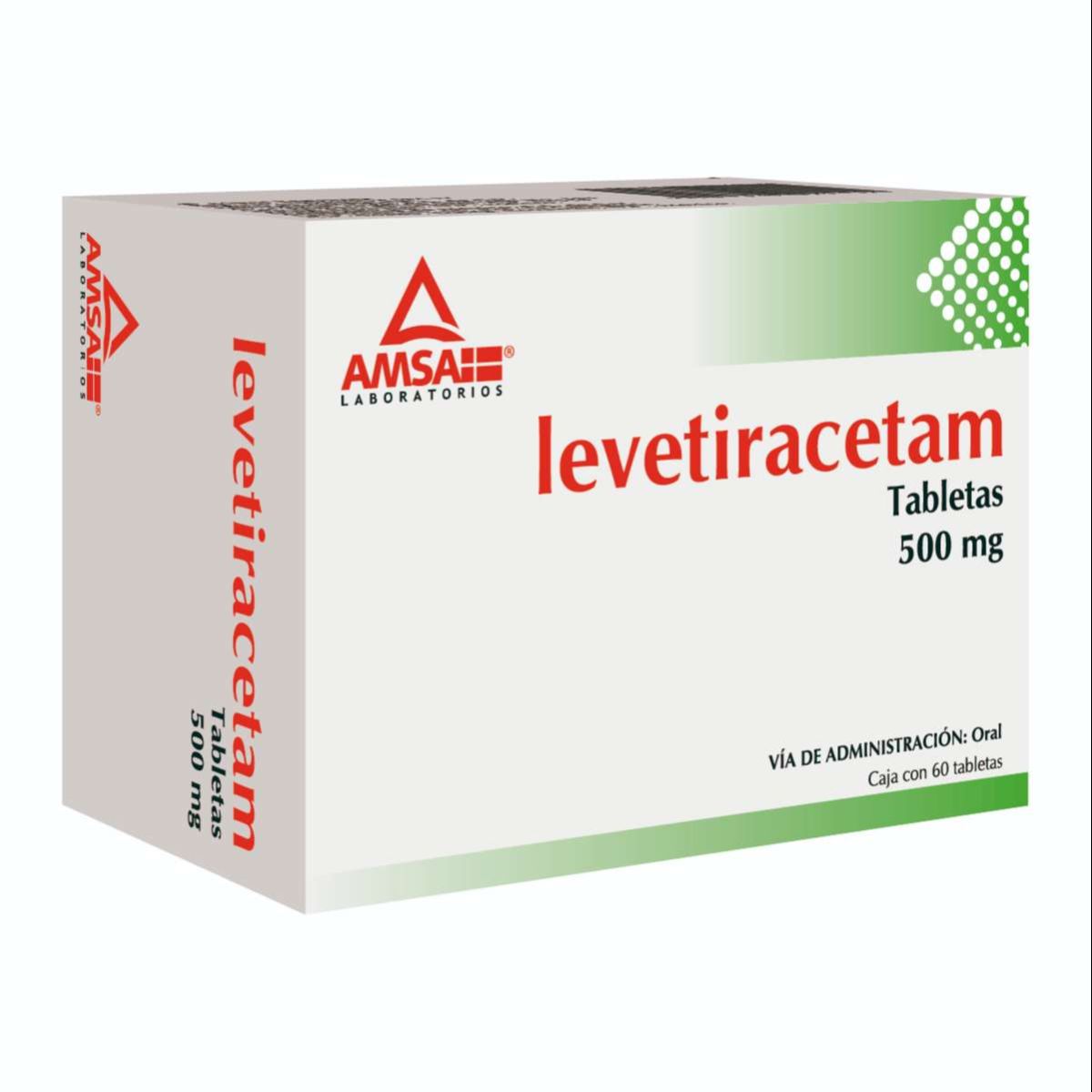 LEVETIRACETAM AMSA 500MG TABLETAS C/60 (GI)
