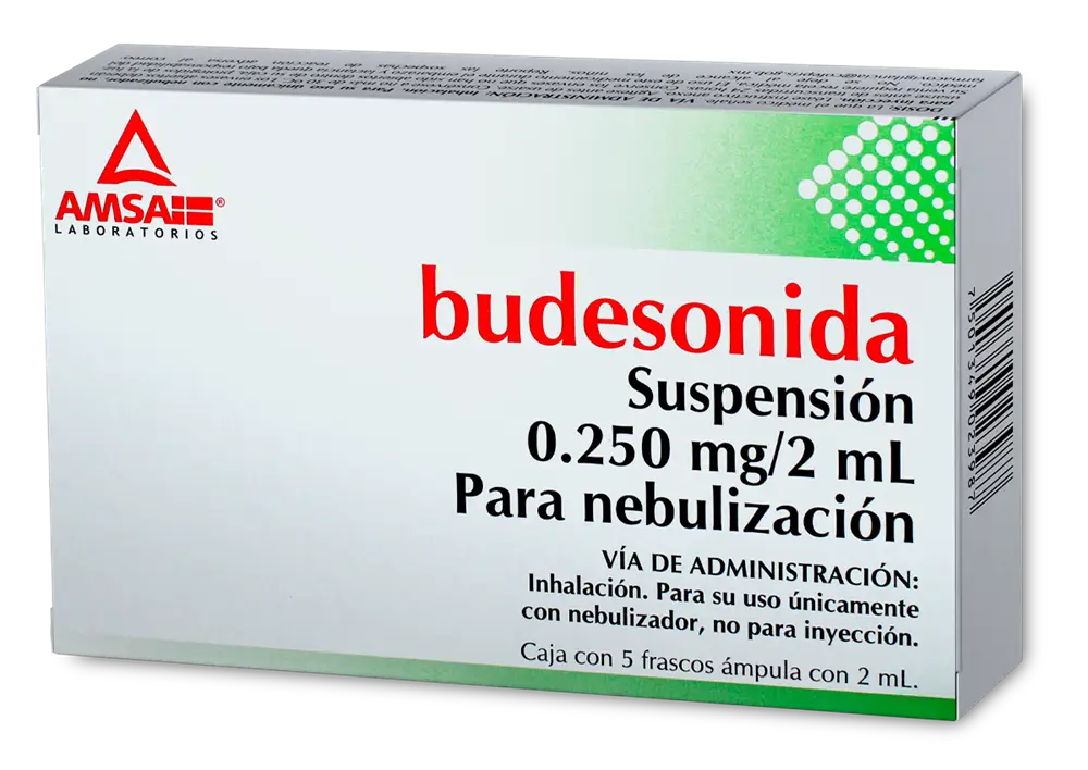 BUDESONIDA AMSA NEB 0.250MG/2ML AMPULAS C/5 (GI)