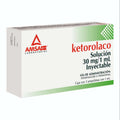 KETOROLACO AMSA 30MG INYECTABLE C/3 (GI)
