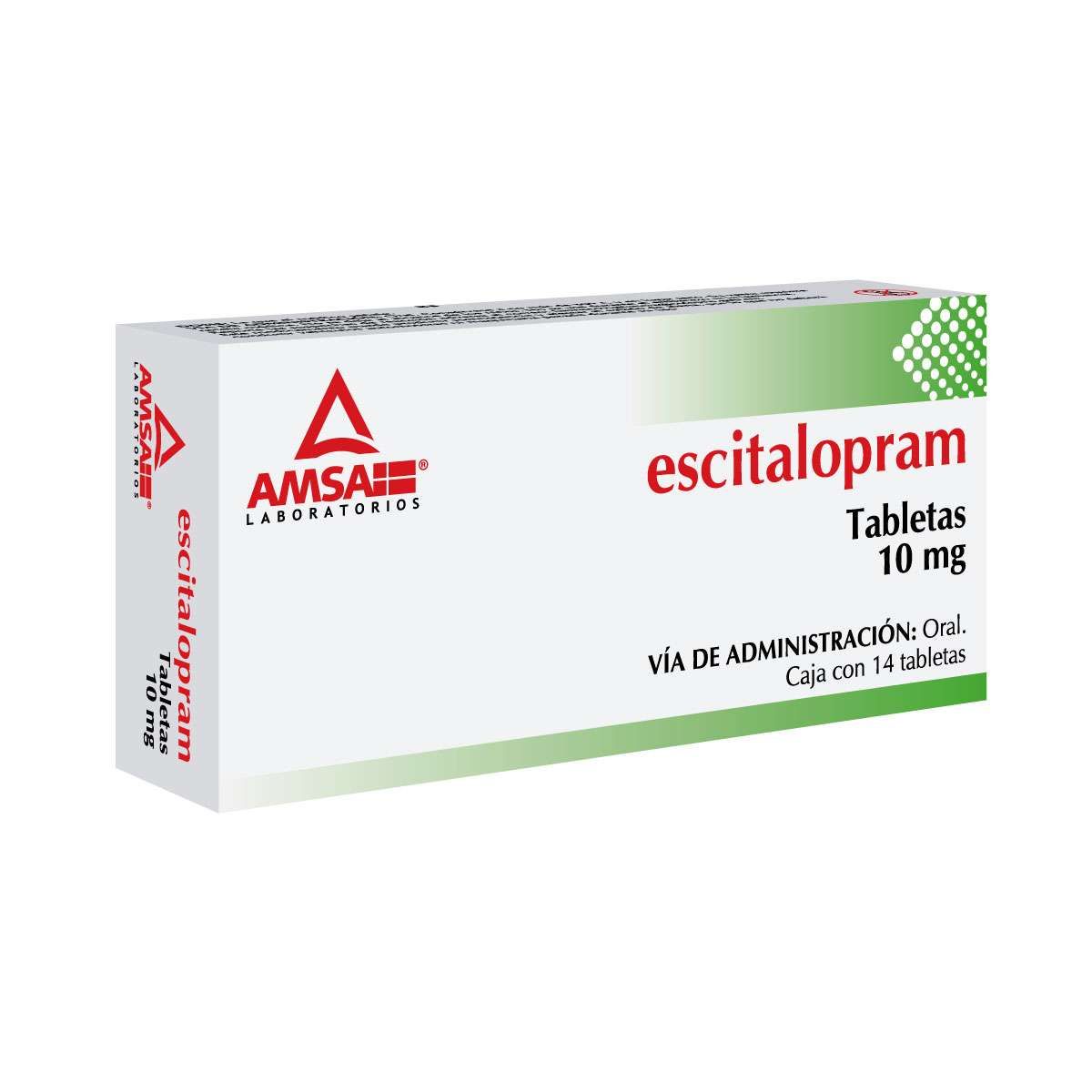 ESCITALOPRAM AMSA 10MG TAB C/14 (GI)