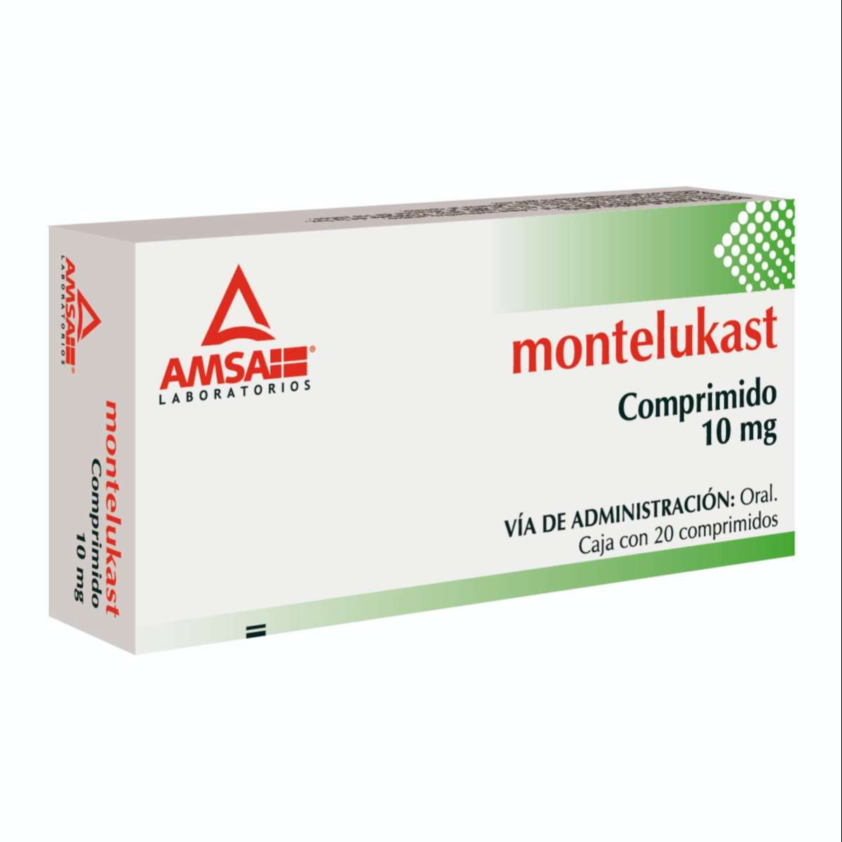 MONTELUKAST AMSA 10MG COMPRIMIDOS C/20 (GI)