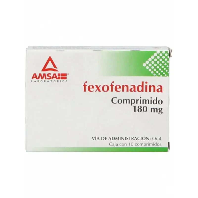 FEXOFENADINA AMSA 180MG COMPRIMIDOS C/10 (GI)