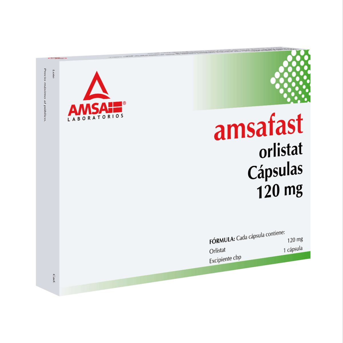 AMSAFAST 120MG CAPSULAS C/21 (GI)