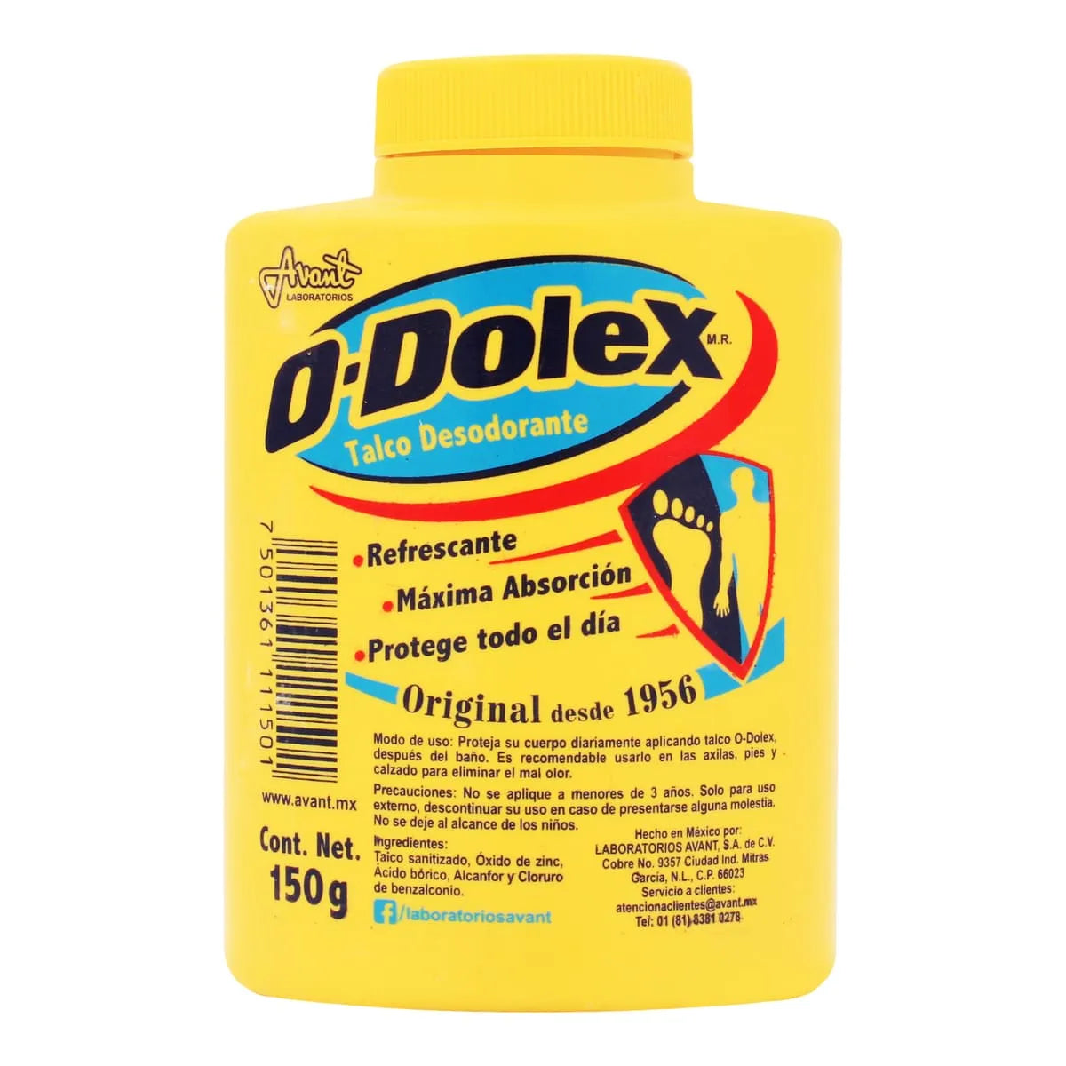 TALCO ODOLEX NATURALS 150G