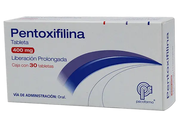 PENTOXIFILINA PSICOFARMA 400MG TABLETAS LP C/30 (GI)