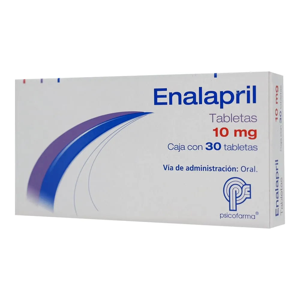 ENALAPRIL PSICOFARMA 10MG TABLETAS C/30 (GI)