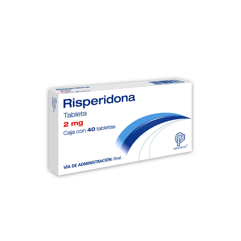 RISPERIDONA PSICOFARMA 2MG TABLETAS C/40 (GI)