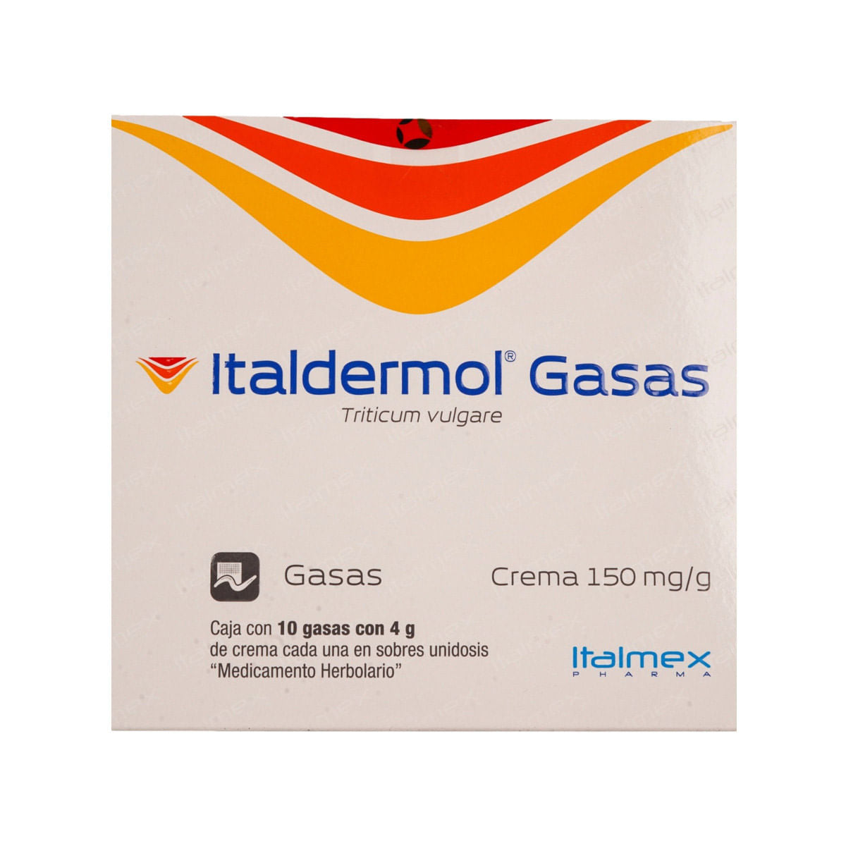 ITALDERMOL 150MG/G GASAS C/10