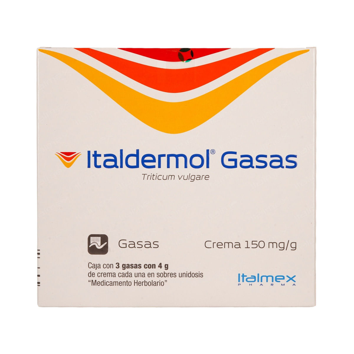 ITALDERMOL 150MG/G GASAS C/3