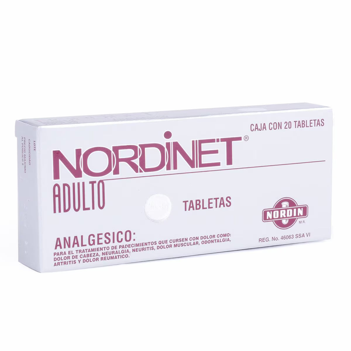NORDINET AD 400/150MG TABLETAS C/20