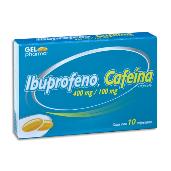 IBUPROFENO-CAFEINA GELPHARMA CAPSULAS C/10 (GI)