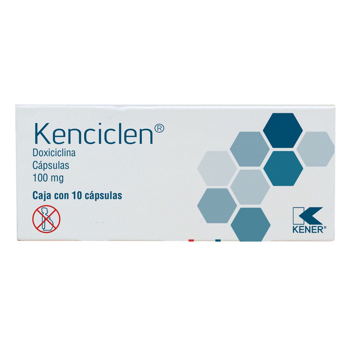KENCICLEN 100MG CAPSULAS C/10 (GI)