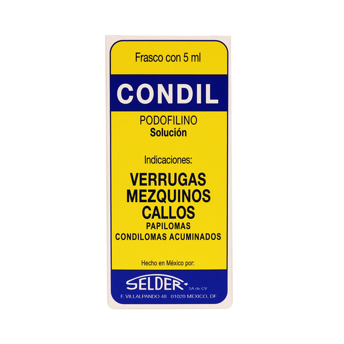CONDIL 250MG SOLUCION 5ML