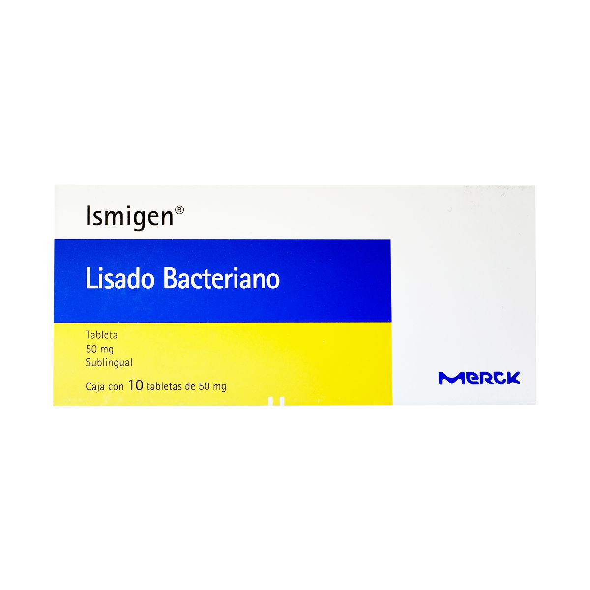 ISMIGEN 50MG TABLETAS SUBLINGUAL C/10