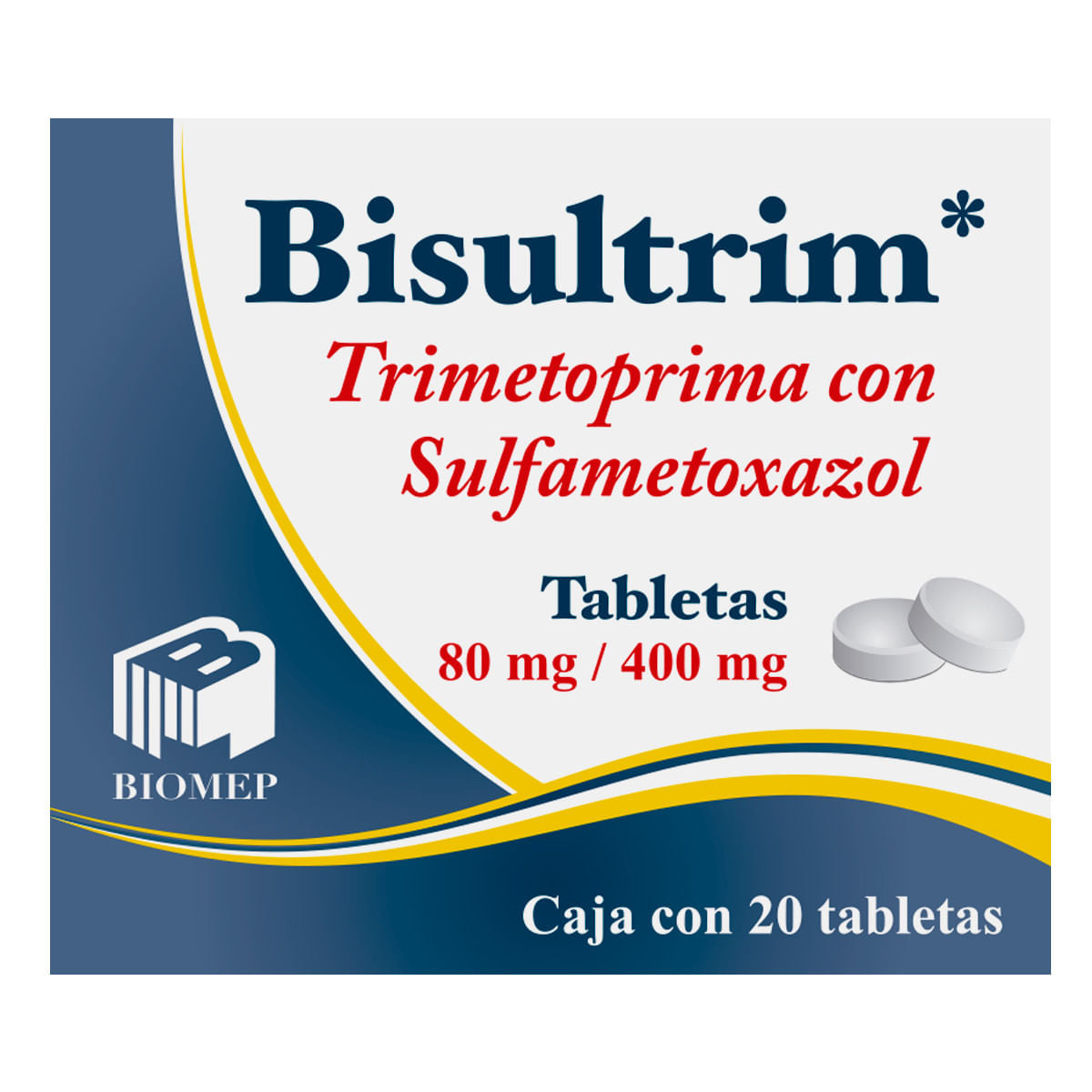 BISULTRIM 80/400MG TABLETAS C/20 (GI)