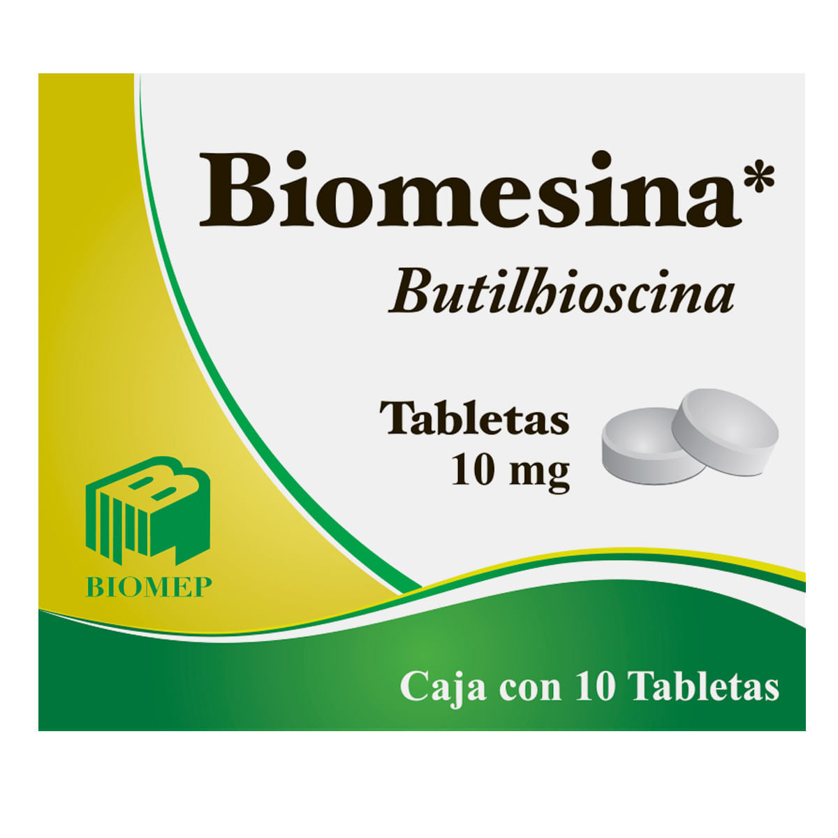 BIOMESINA 10MG TABLETAS C/10 (GI)