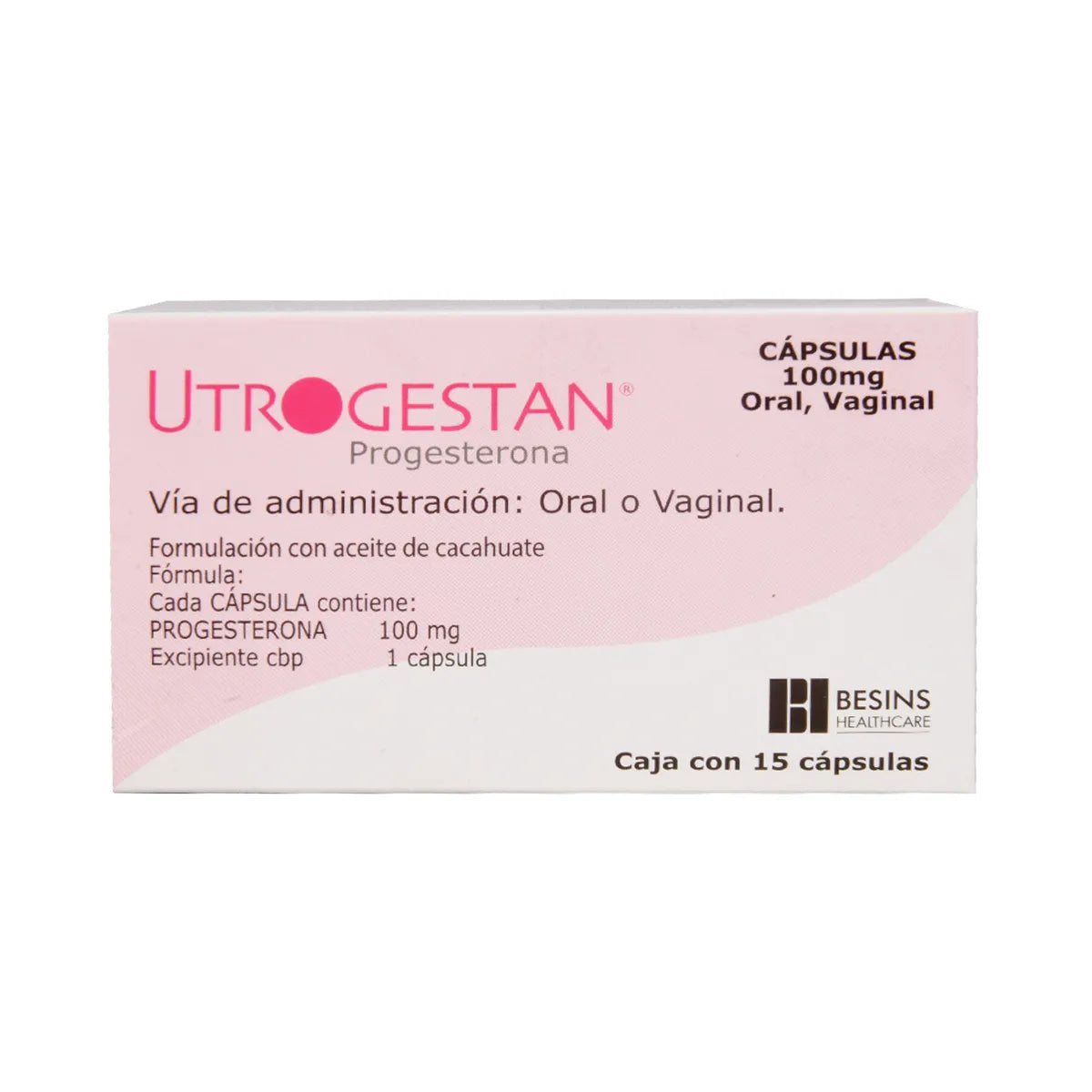 UTROGESTAN 100MG CAPSULAS C/15