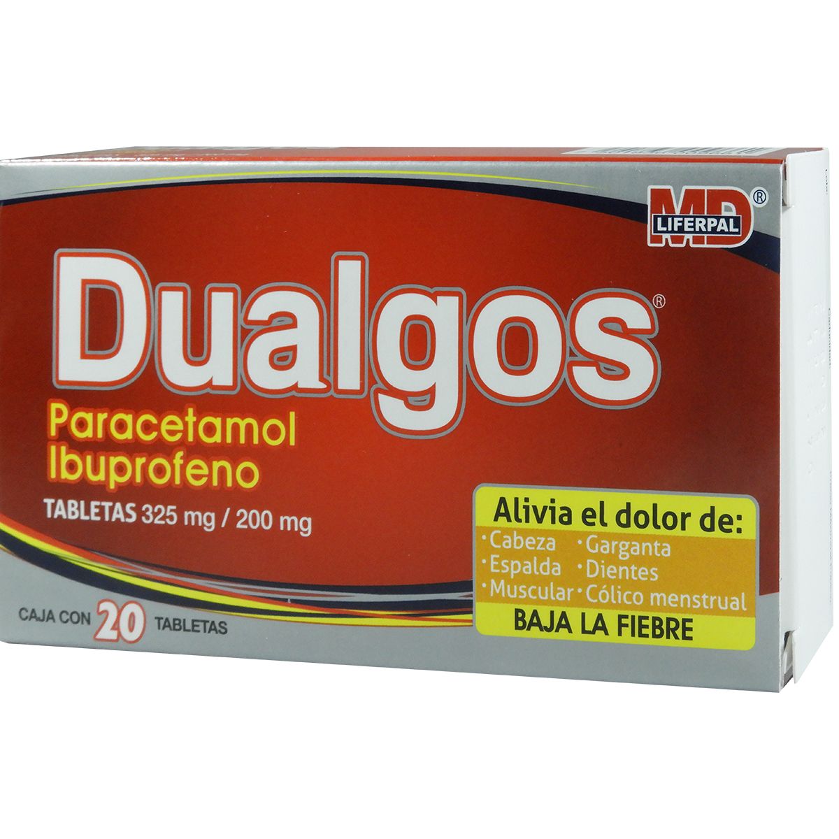 DUALGOS 325/200MG TABLETAS C/20 (GI)