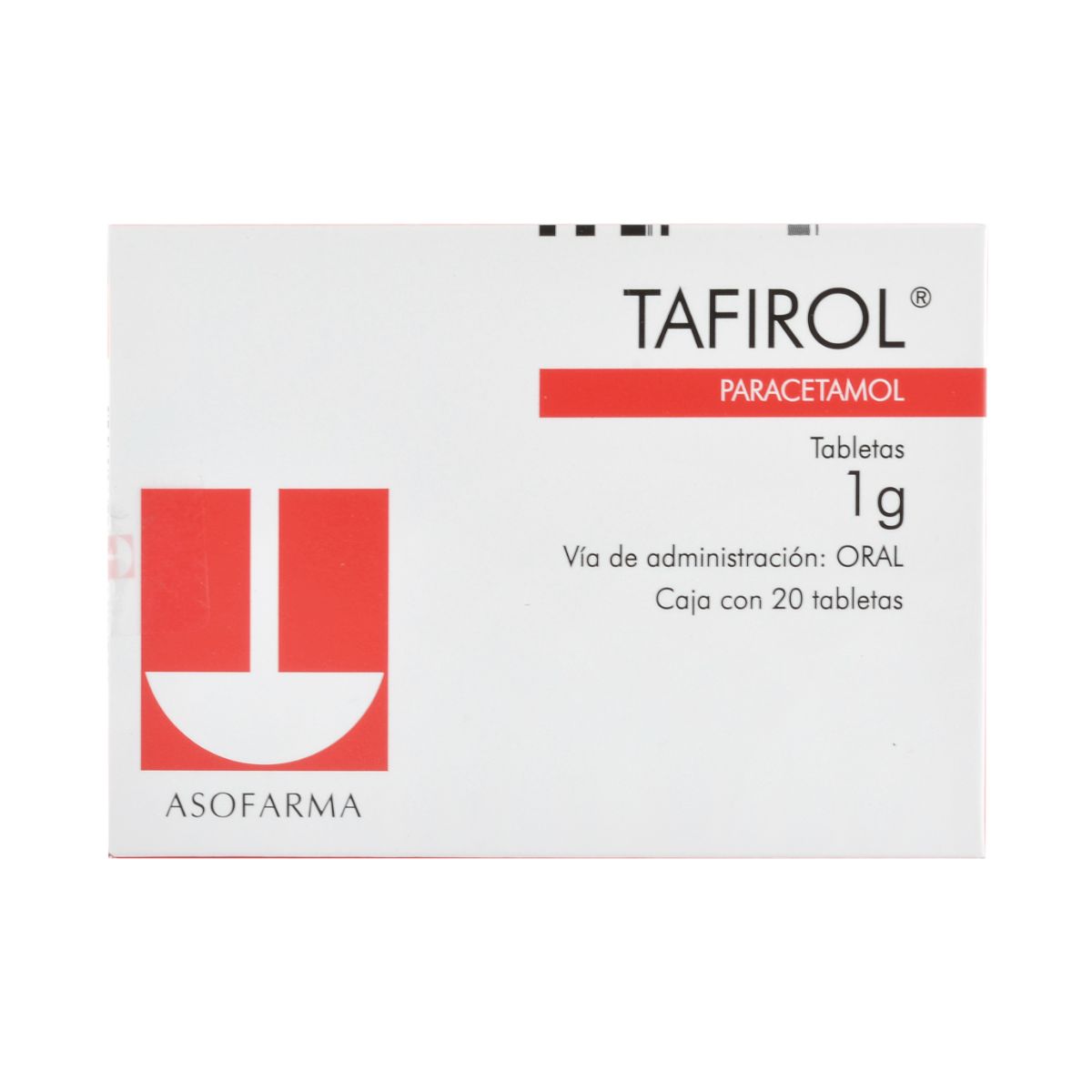 TAFIROL 1G TABLETAS C/20