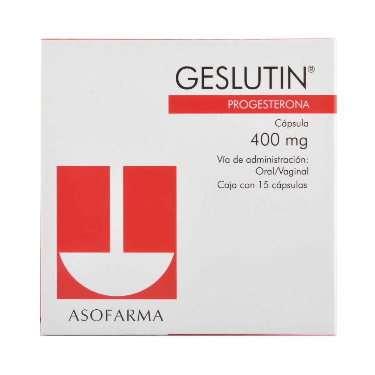 GESLUTIN 400MG CAPSULAS C/15