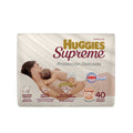 PAÑAL HUGGIES SUPREME 0 RN UNISEX C/40 *