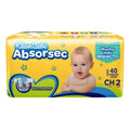 PAÑAL KLEENBEBE ABSORSEC 2 CHICO C/40