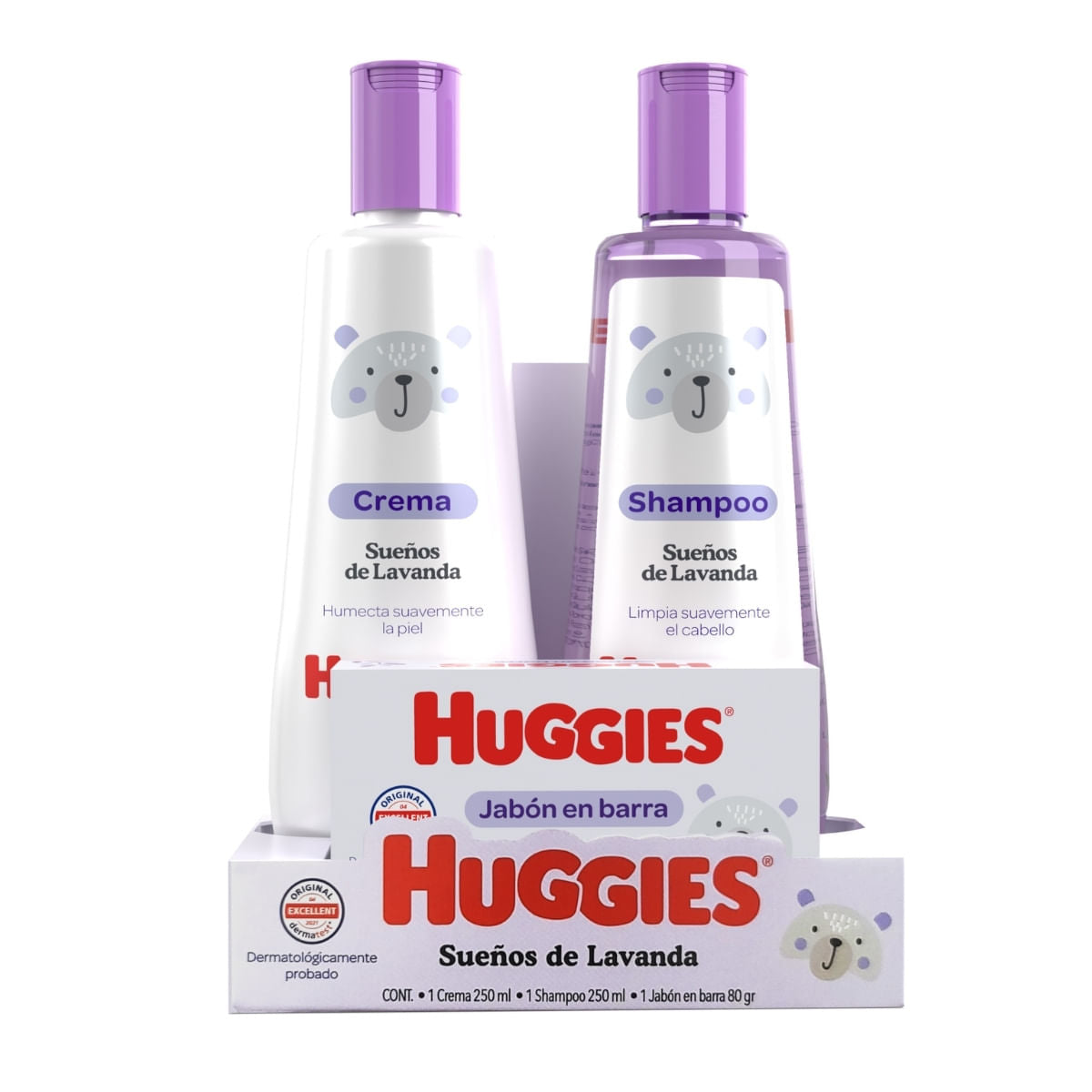 KIT HUGGIES RELAJANTE CRA/SH/JBN *