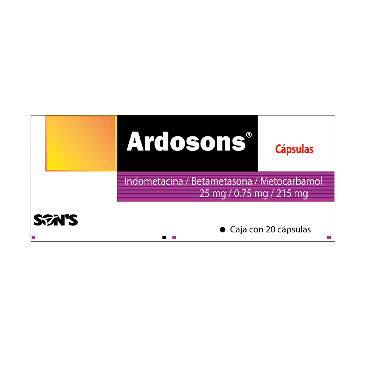 ARDOSONS CAPSULAS C/20 (GI)
