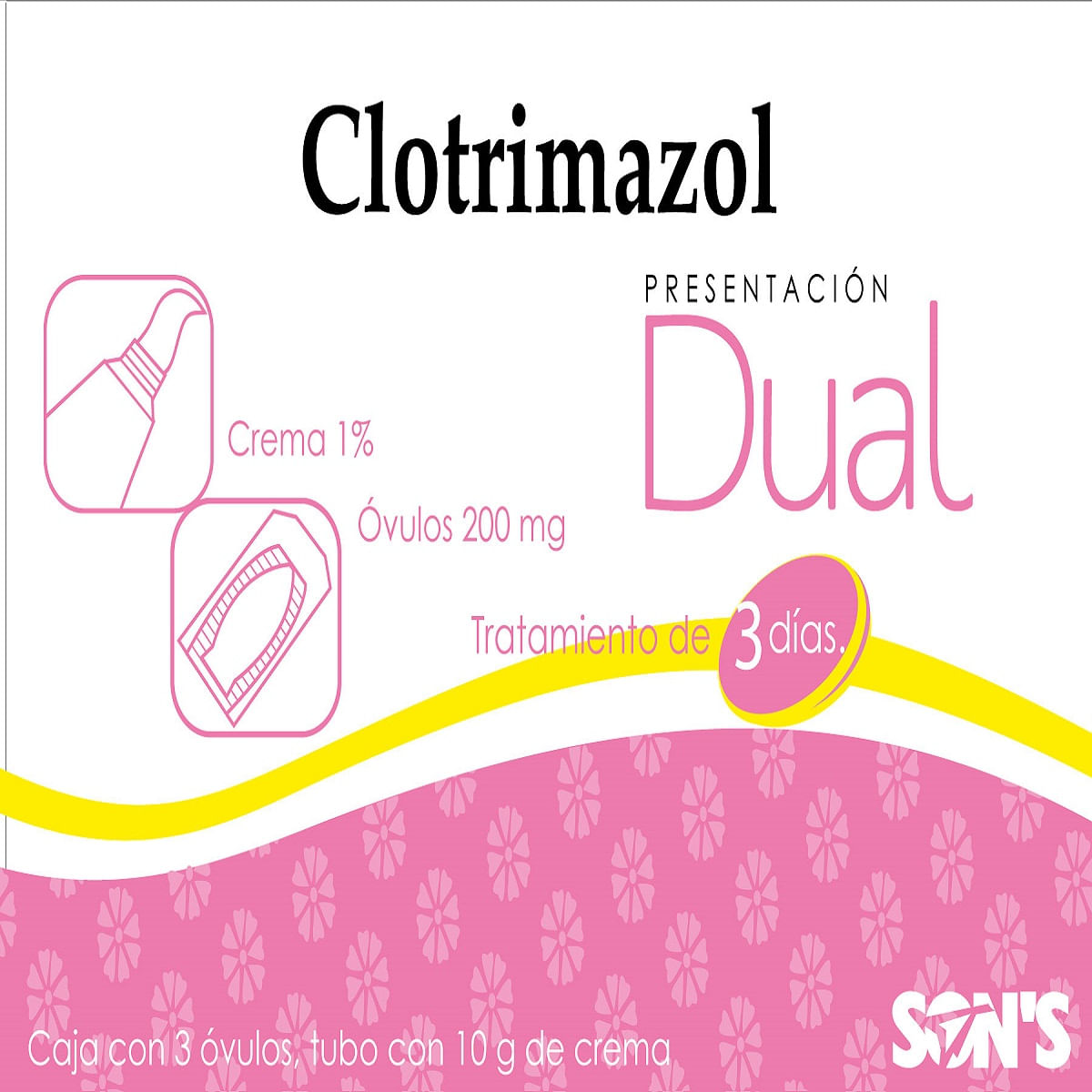 CLOTRIMAZOL DUAL OVULOS Y CREMA 1% (GI)