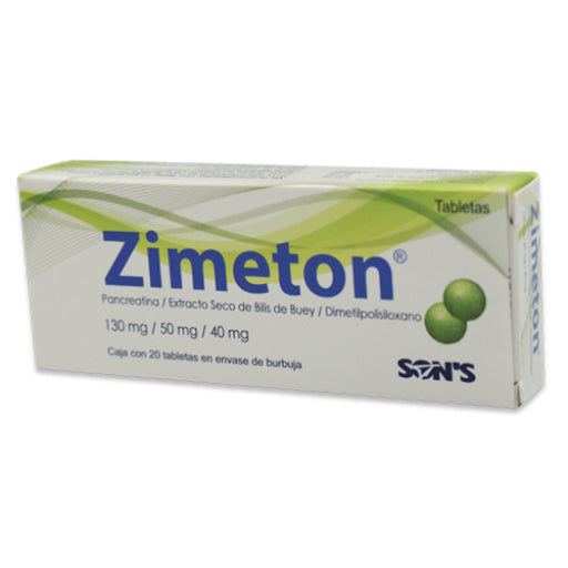 ZIMETON 130/50/40MG TABLETAS C/20 (GI)