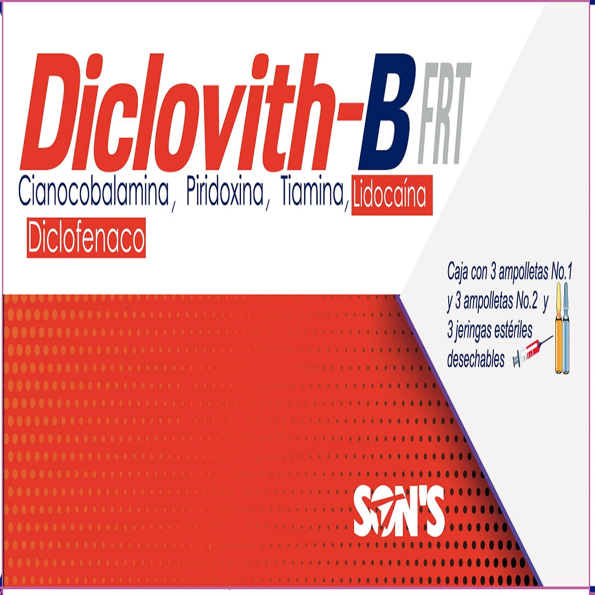 DICLOVITH-B SOLUCION INYECTABLE C/3 JGAS (GI