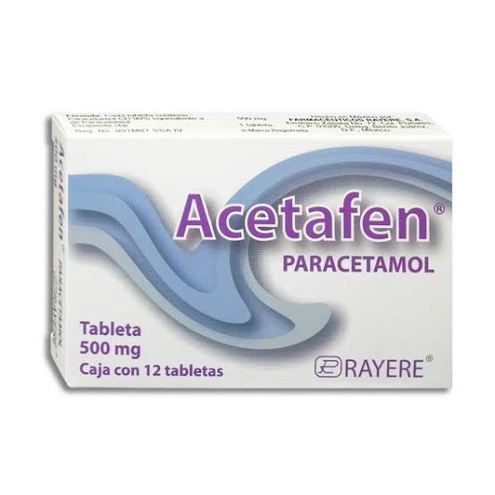 ACETAFEN 500MG TABLETAS C/12 (GI)