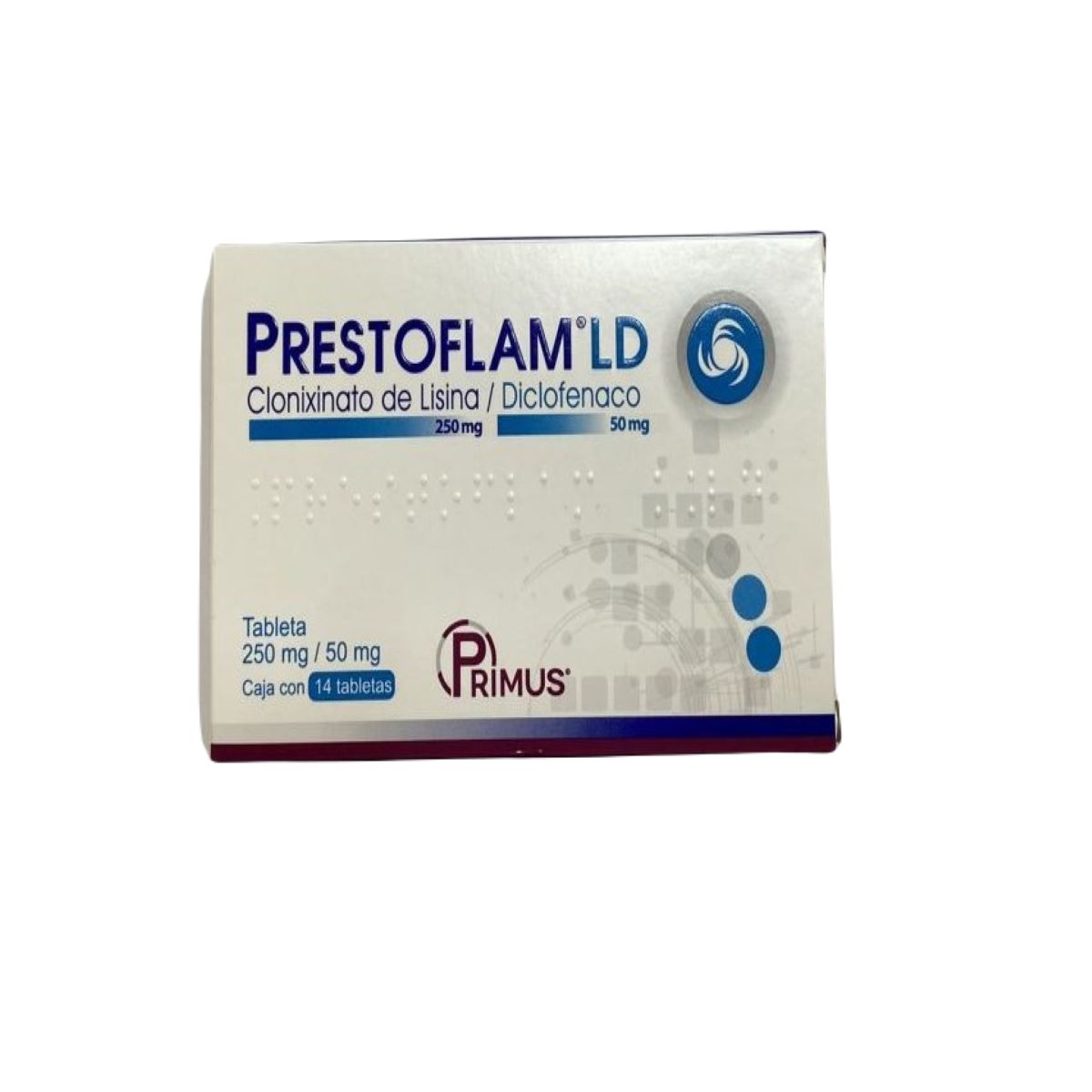 PRESTOFLAM LD 250/50MG TABLETAS C/14
