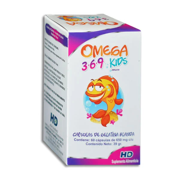 AMEGON OMEGA 3.6.9 KIDS CAPSULAS C/60 (GI)