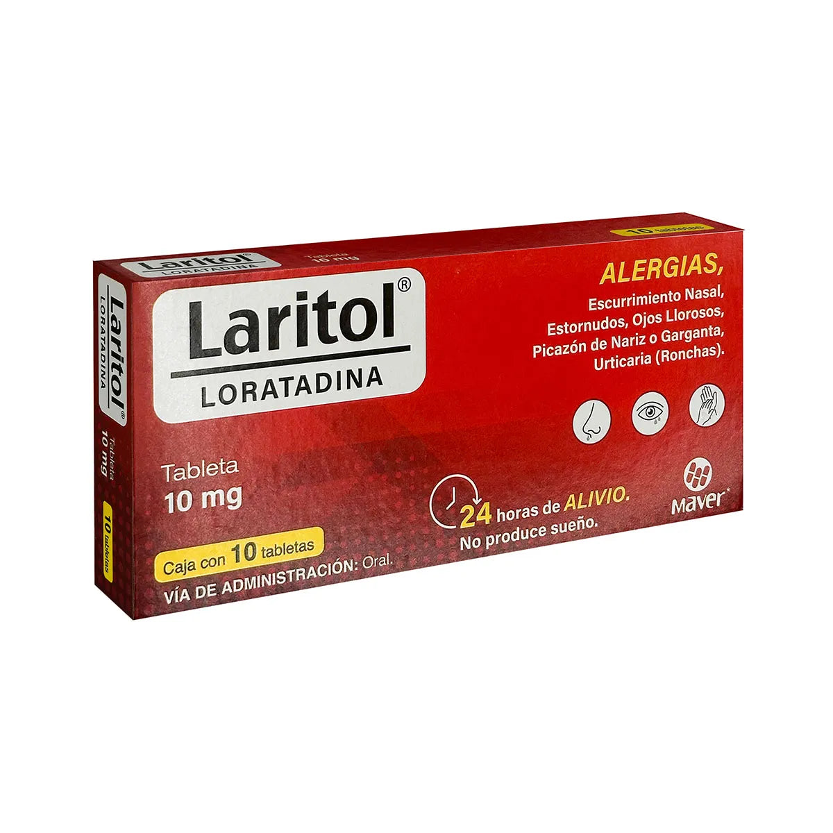 LARITOL 10MG TABLETAS C/10 (GI)