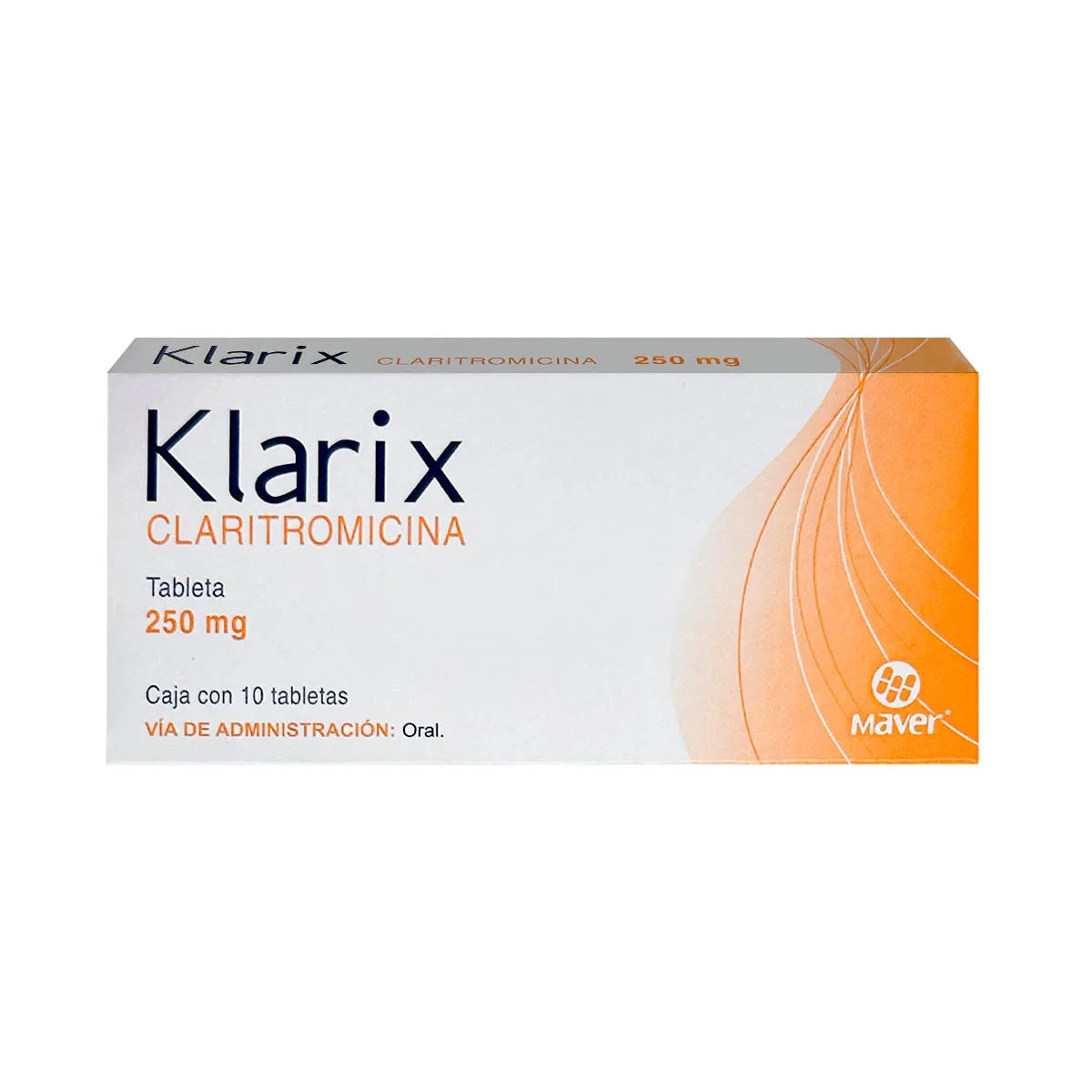 KLARIX 250MG TABLETAS C/10 (GI)