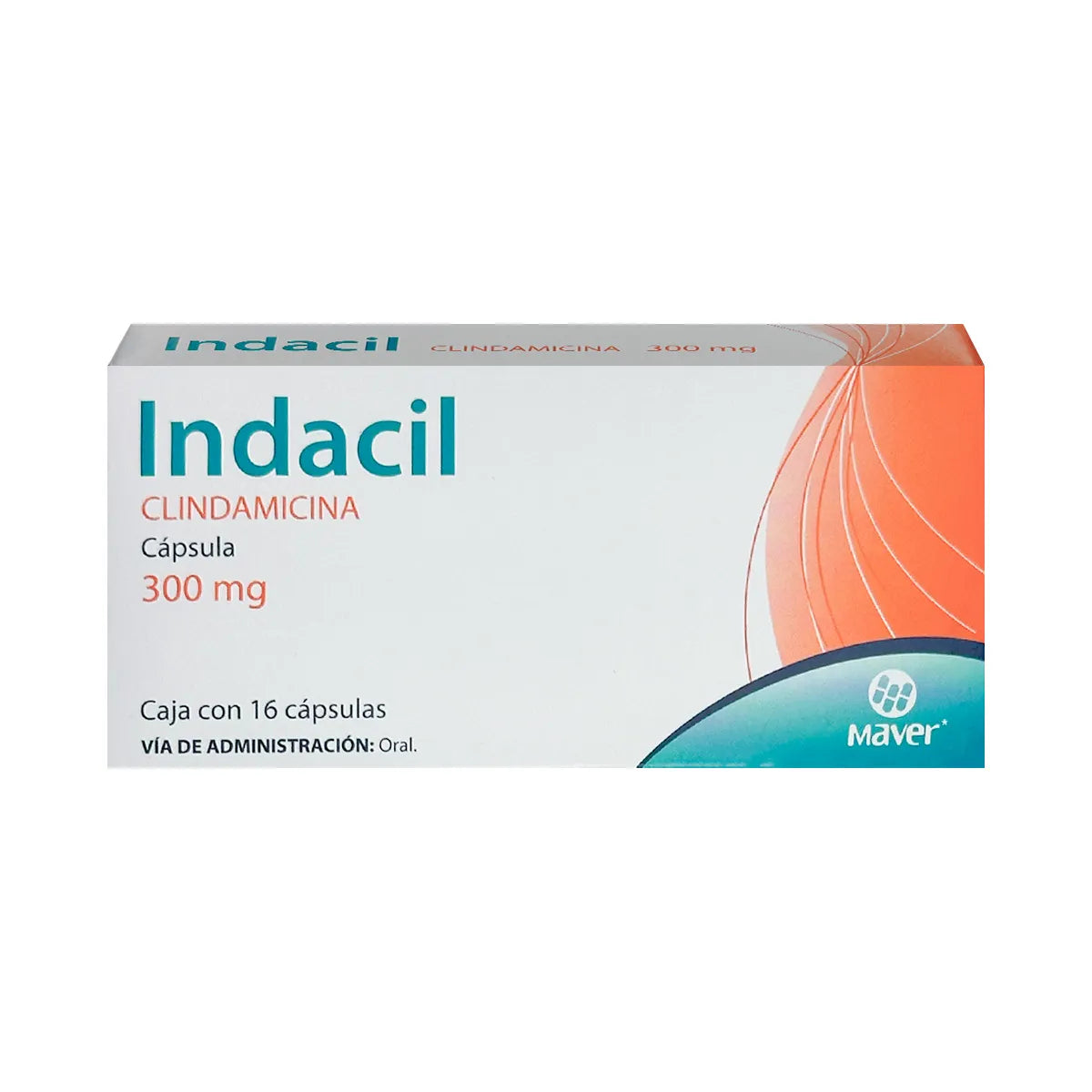 INDACIL 300MG CAPSULAS C/16 (GI)