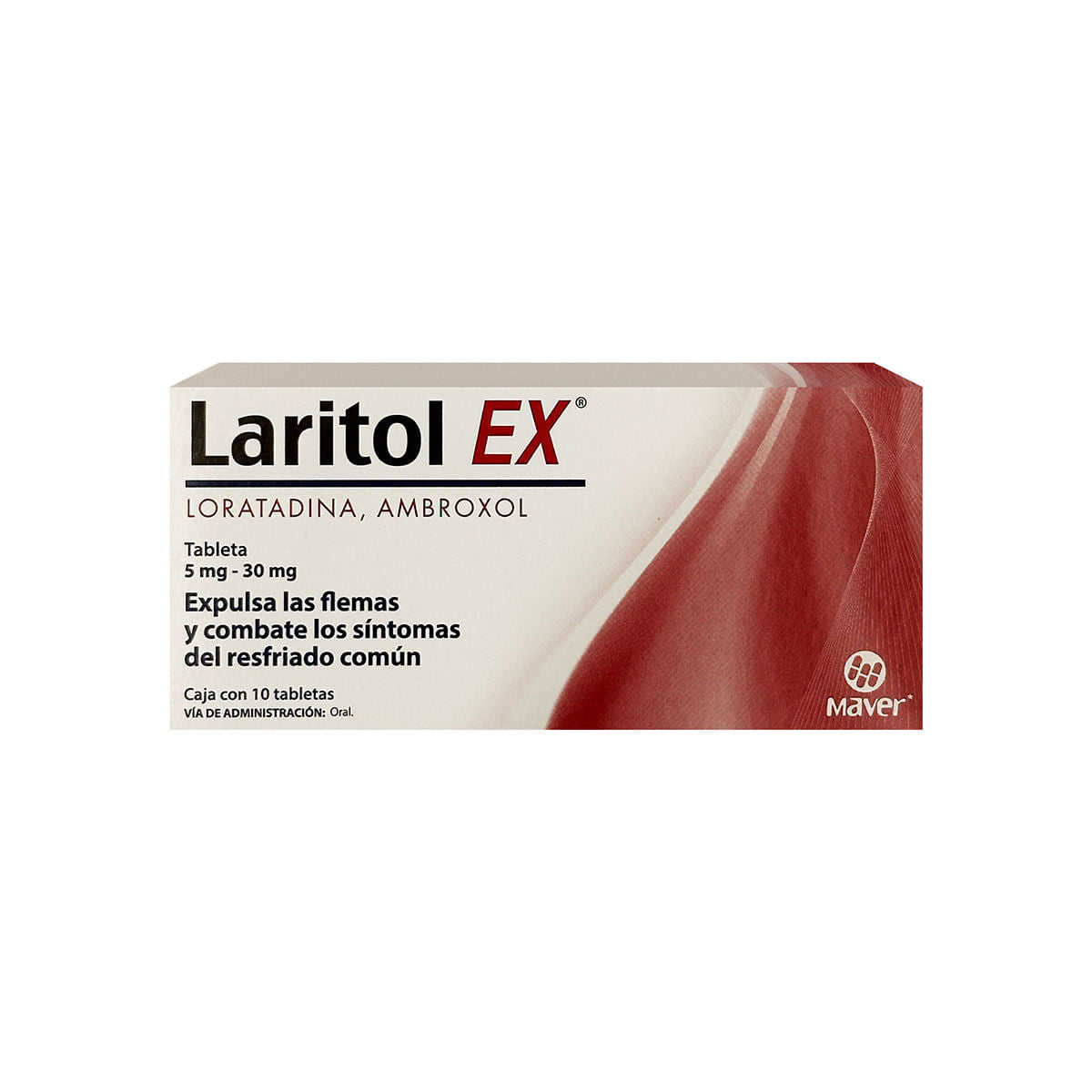 LARITOL EX 5/30MG TABLETAS C/10 (GI)