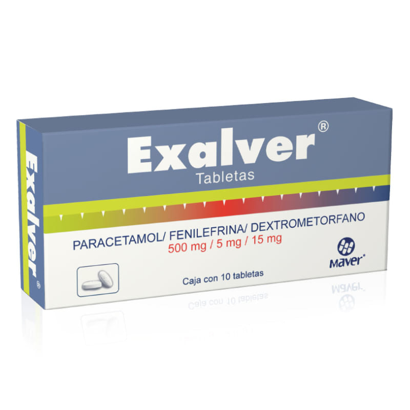 EXALVER 500/5/15MG TABLETAS C/10 (GI)