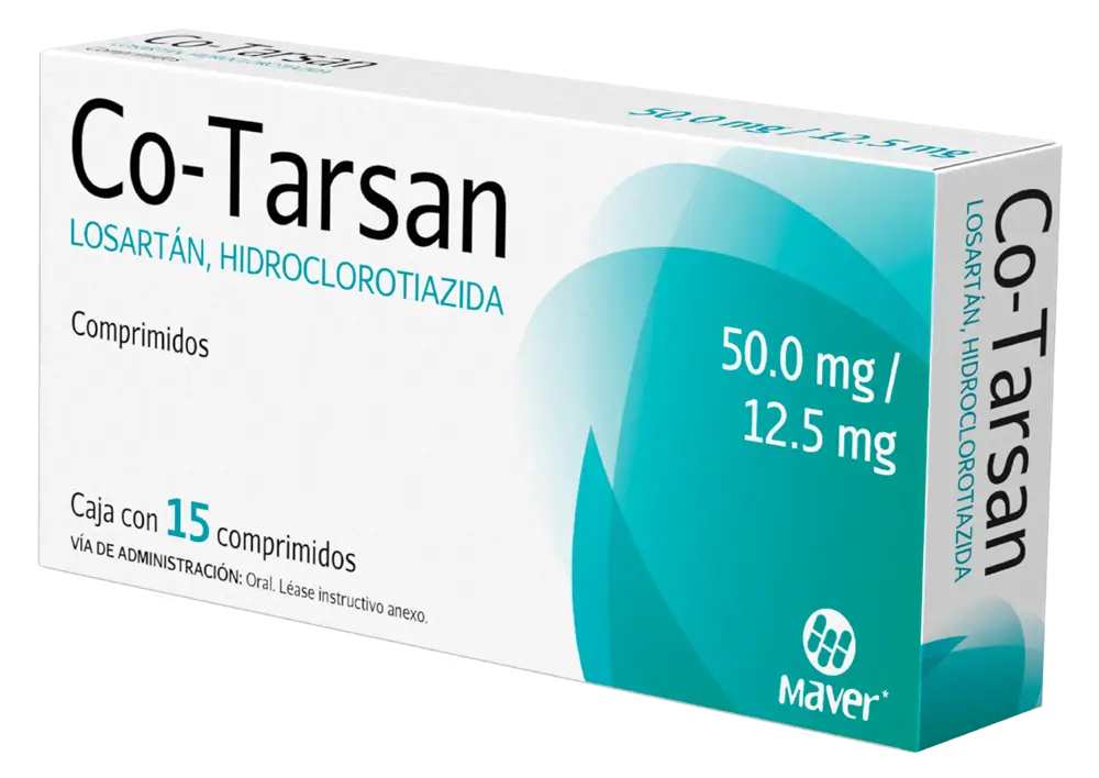 CO-TARSAN 50/12.5MG TABLETAS C/15 (GI)